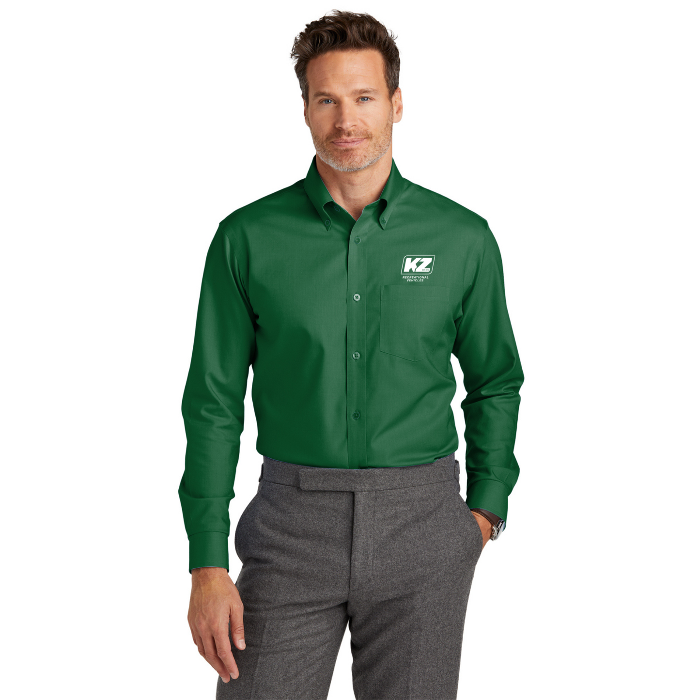 Brooks Brothers® Wrinkle-Free Stretch Nailhead Shirt - BB18002