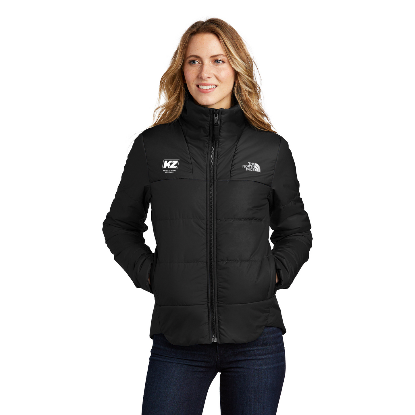 The North Face ® Ladies Chest Logo Everyday Insulated Jacket - NF0A7V6K