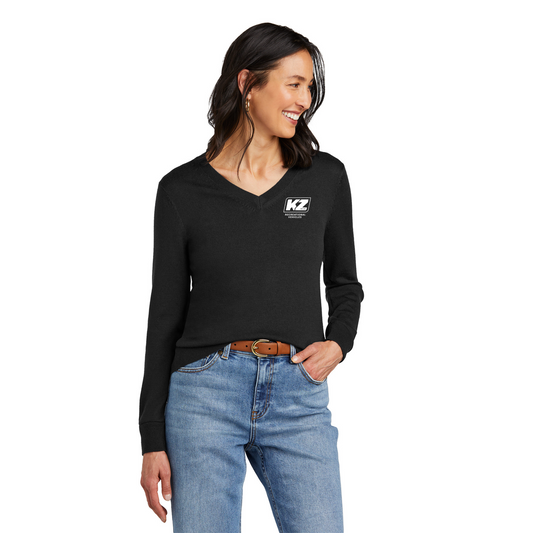 Brooks Brothers ® Women’s Washable Merino V-Neck Sweater - BB18411