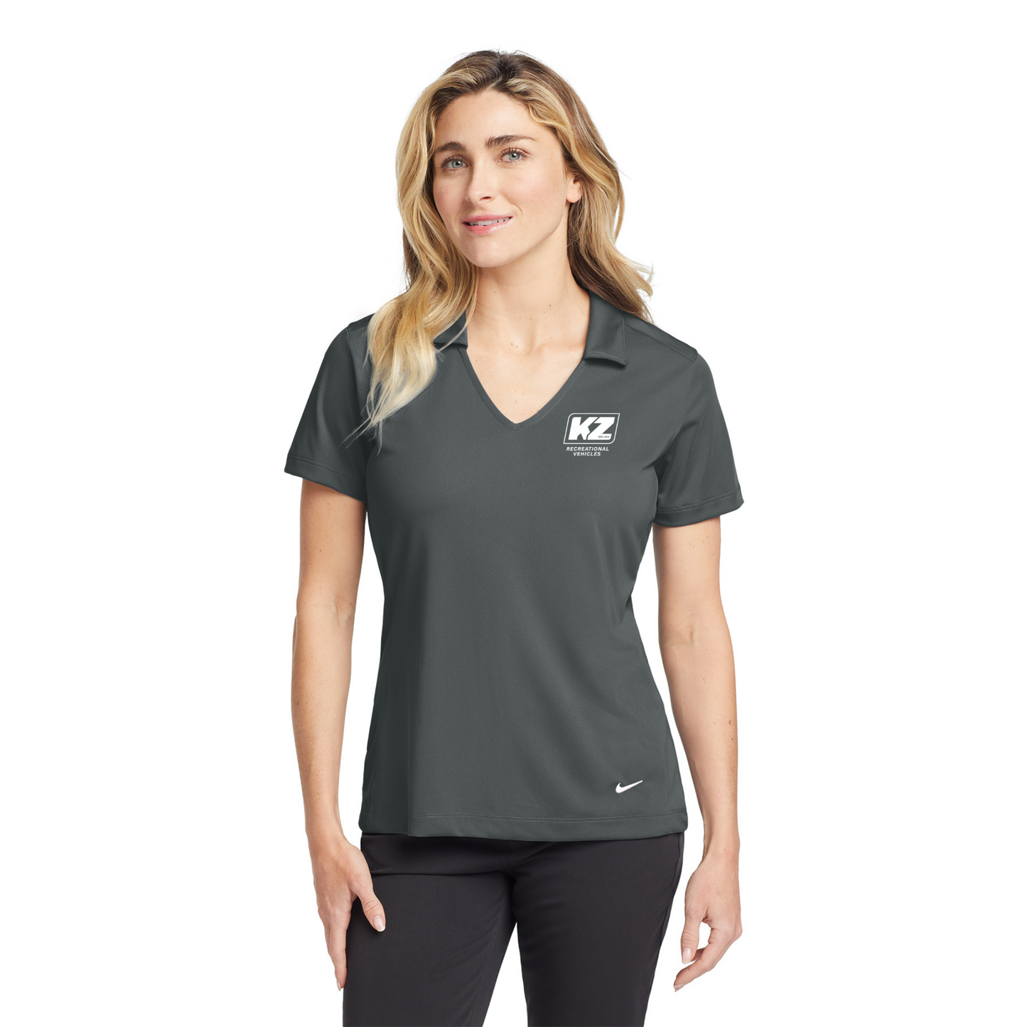 Nike Ladies Dri-FIT Vertical Mesh Polo - 637165