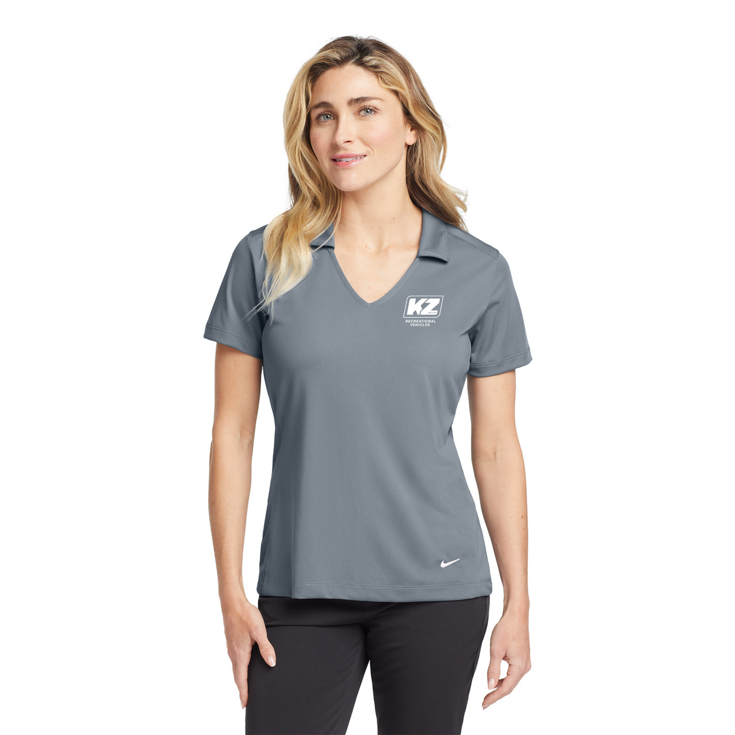 Nike Ladies Dri-FIT Vertical Mesh Polo - 637165