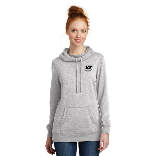 District® Women's Lightweight Fleece Hoodie - DM493