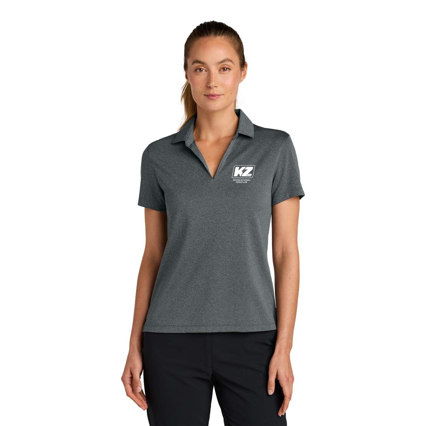 Nike Women’s Dri-FIT Smooth Heather Polo - NKFQ4793