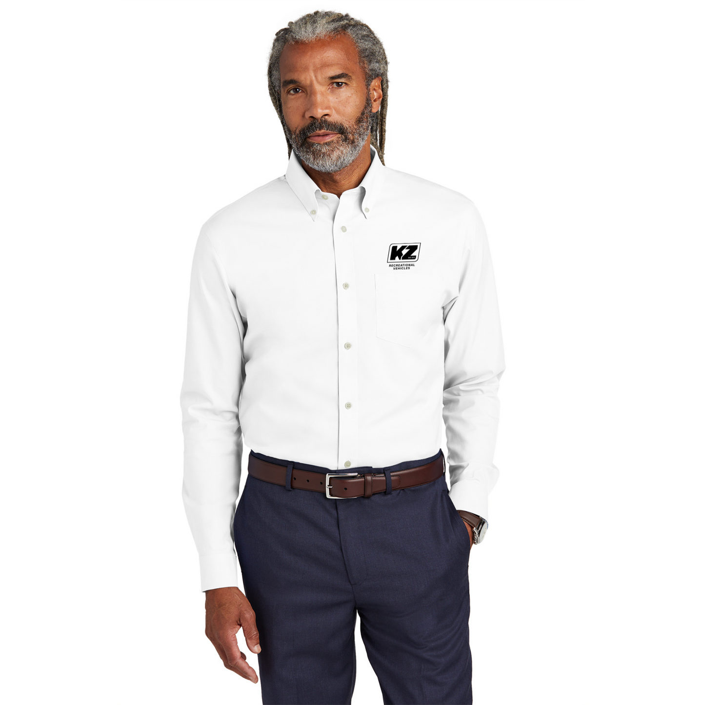 Brooks Brothers® Tall Wrinkle-Free Stretch Pinpoint Shirt - TBB18000