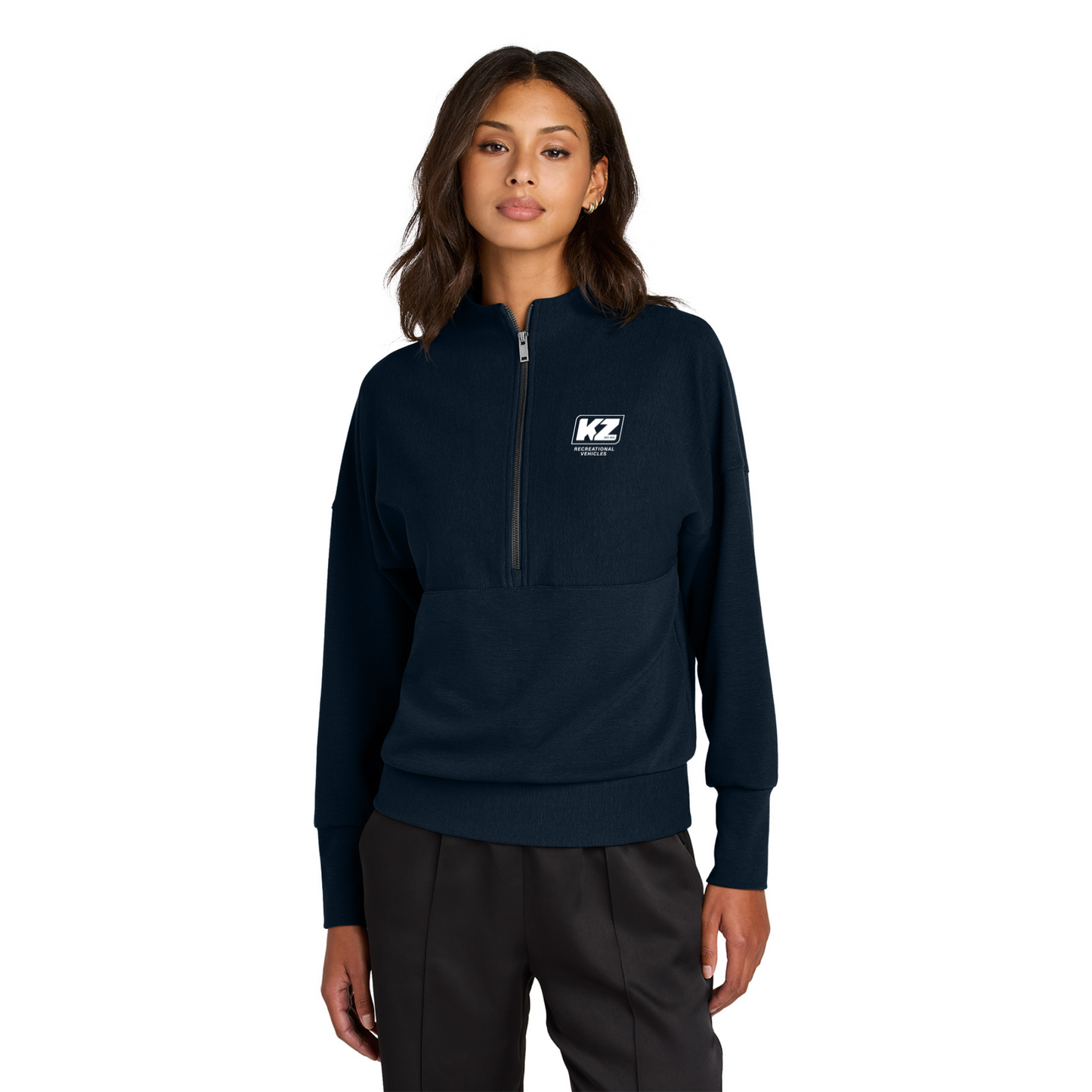Mercer+Mettle® Women’s Linear Texture 1/4-Zip - MM3041