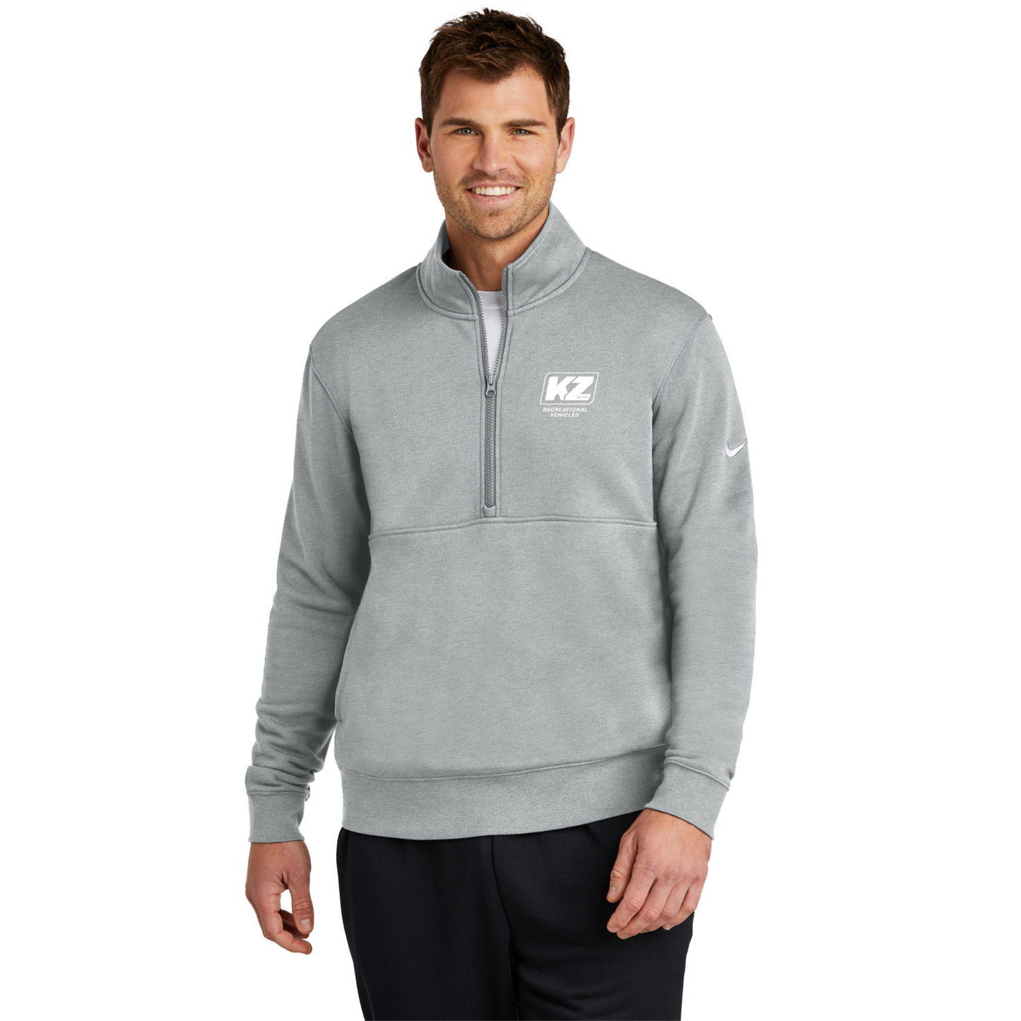 Nike Club Fleece Sleeve Swoosh 1/2-Zip - NKDX6718