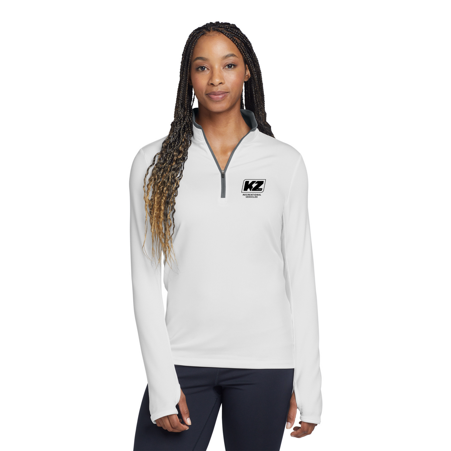 Nike Ladies Dri-FIT Stretch 1/2-Zip Cover-Up - 779796