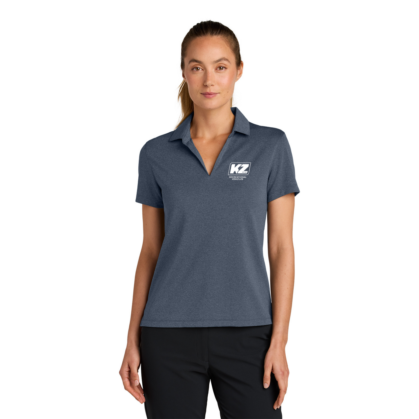 Nike Women’s Dri-FIT Smooth Heather Polo - NKFQ4793