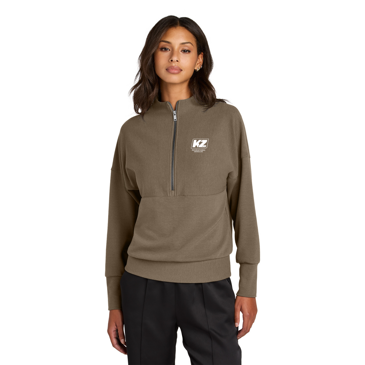 Mercer+Mettle® Women’s Linear Texture 1/4-Zip - MM3041