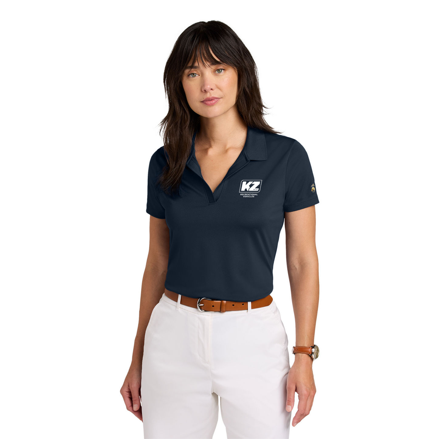 Brooks Brothers® Women’s Mesh Pique Performance Polo - BB18221