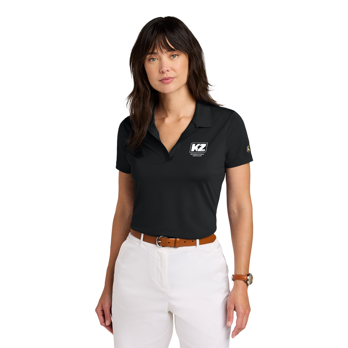 Brooks Brothers® Women’s Mesh Pique Performance Polo - BB18221
