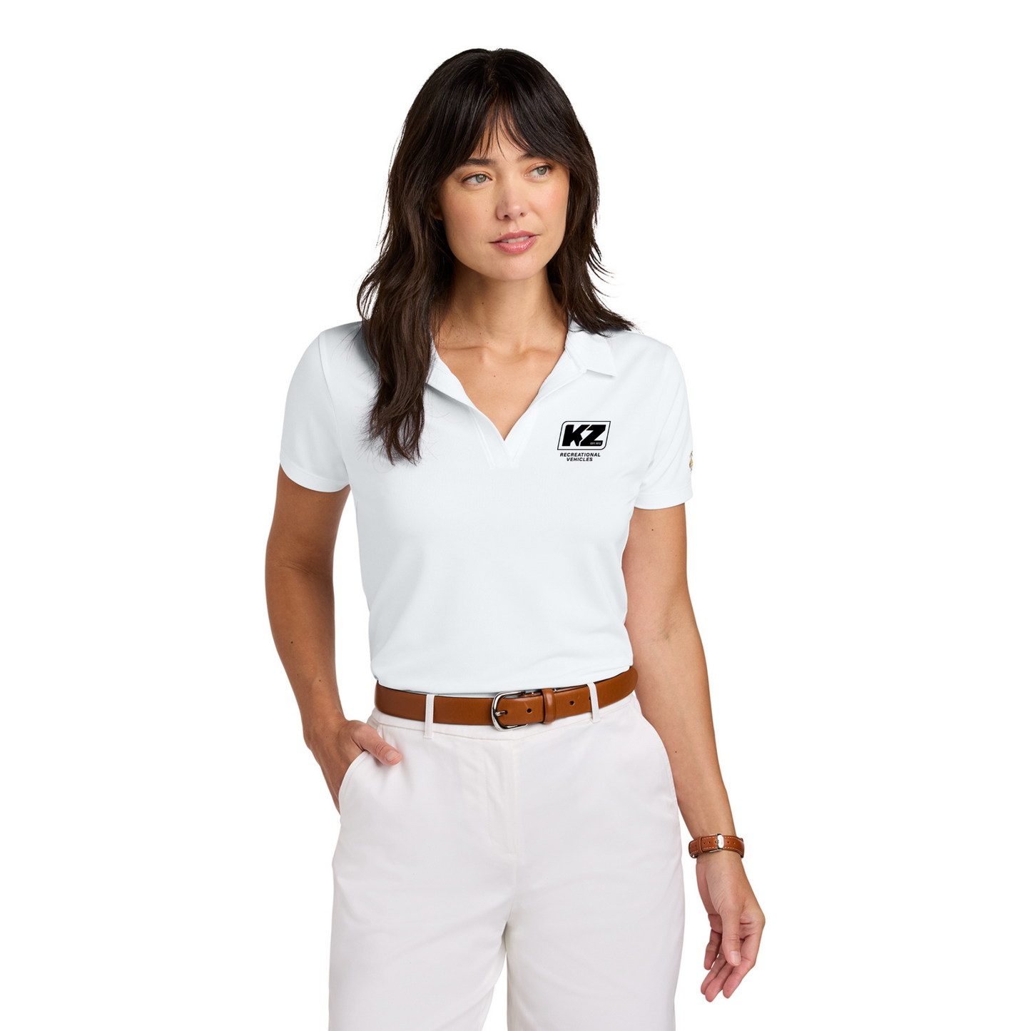 Brooks Brothers® Women’s Mesh Pique Performance Polo - BB18221