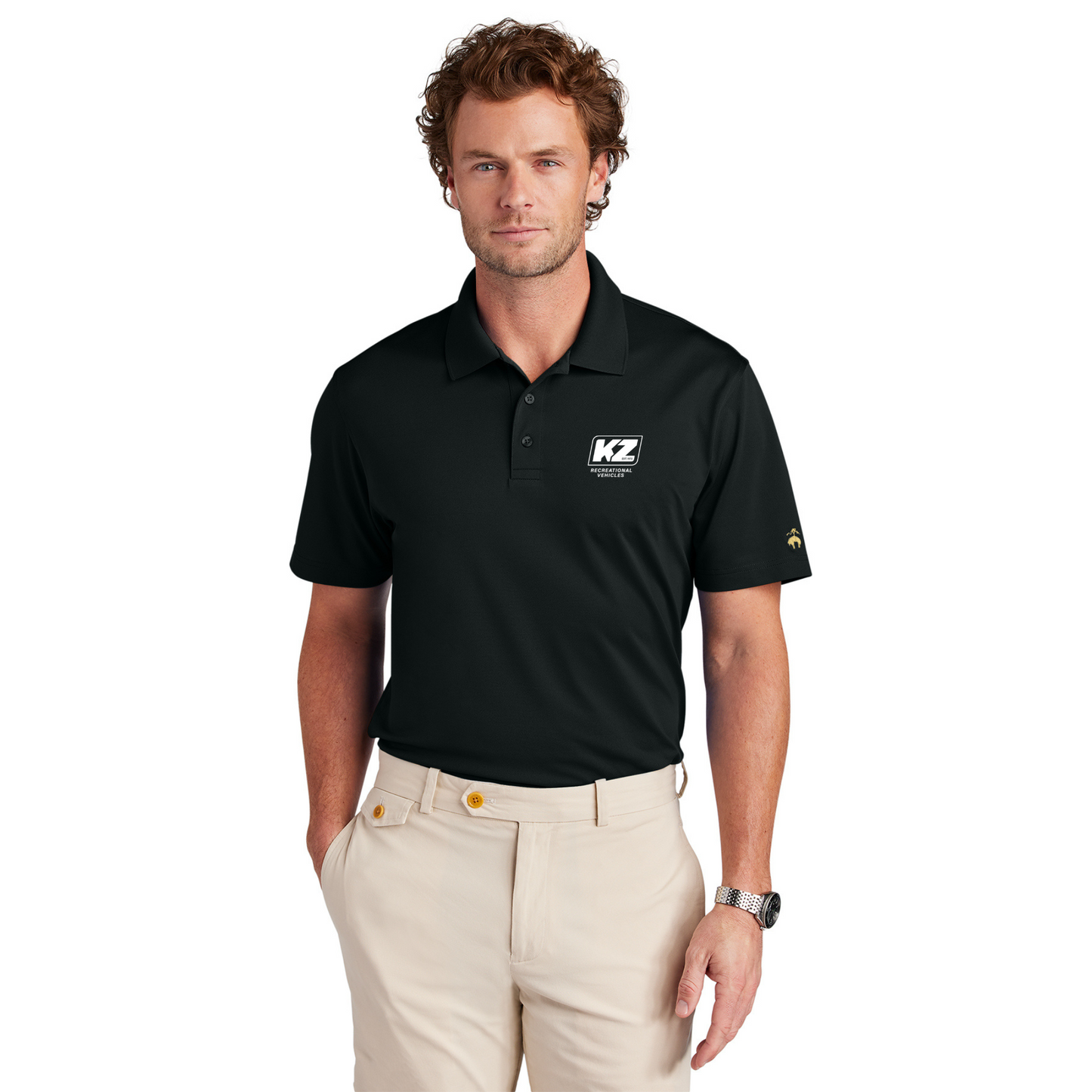 Brooks Brothers® Mesh Pique Performance Polo - BB18220