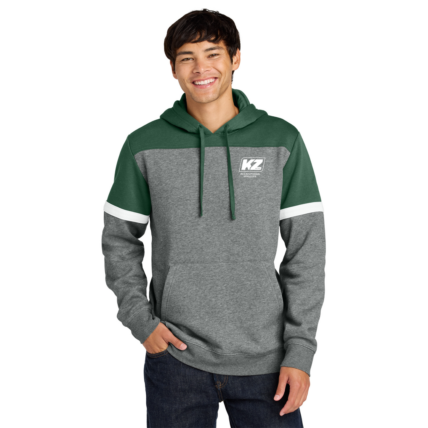 Sport-Tek® Drive Fleece Colorblock Hoodie - STF205